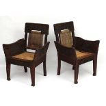 Colonial Chairs : A pair of c.