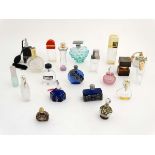 Glass: A collection of approximately 20 20th/21stC scent bottles,