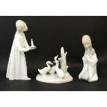 A Lladro figure '' Virgin Mary '' number 4671, 1970-2002 , by Juan Huerta ,