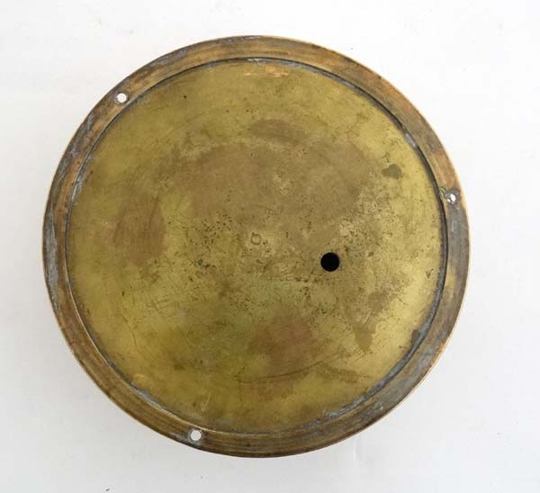 Ship's Barometer : a Sestrel Henry Browne & Son Ltd Barking & London brass cased 4" Ship's - Image 2 of 4