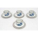 Vintage Retro: A 1970s/80s Midwinter Stonehenge oven-to-table wares in '' Spring '' Pattern tea set,
