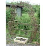 Garden & Architectural: an impressive 21stC Garden shaped Arch ( ideal for growing a rose or some