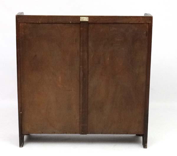 Heal & Son: An oak side cabinet of 2 short. - Image 5 of 6