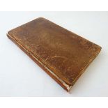 Book : A leather bound volume of ' Conjectural Observations on the Origin and Progress of