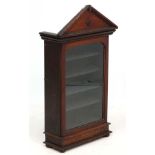 A 19th C Walnut Collectors / Specimen cabinet.