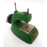 A Childs vintage 1950s '' Palitoy '' sewing machine, made in England, in green ,