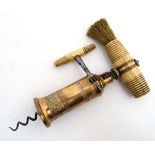 Corkscrew / Wine bottle Opener : A Kingscrew rack double action corkscrew ,