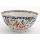 A Chinese famille rose Cantonese style bowl ,