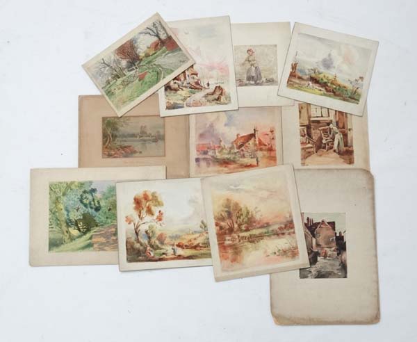 An assortment of watercolors by H Ball, ER. - Image 9 of 9