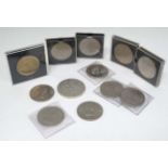 Coins: A collection of 10 Queen Elizabeth Commemorative coins,