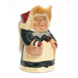 A Wood and Sons , Staffordshire '' Betsy '' number 1B, character Toby jug, . 6 3/4'' high.
