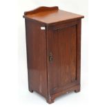 Edwardian pot cupboard CONDITION: Please Note - we do not make reference to the