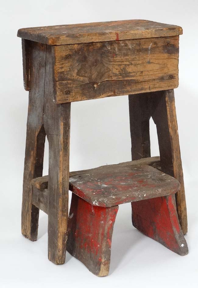 2 x stools CONDITION: Please Note - we do not make reference to the condition of