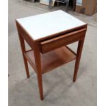 Vintage Retro 2-tier occasional table by Remploy CONDITION: Please Note - we do not