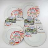 Quantity of French Cheese advertising plates CONDITION: Please Note - we do not