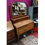 Arts and Crafts oak dressing table CONDITION: Please Note - we do not make