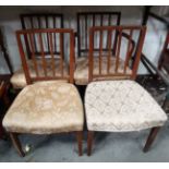 4 x dining chairs (1 carver) CONDITION: Please Note - we do not make reference to