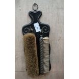 Hall brush set CONDITION: Please Note - we do not make reference to the condition
