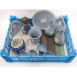 Quantity of assorted Wedgewood jasper ware CONDITION: Please Note - we do not make