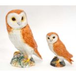 2 Beswick owls CONDITION: Please Note - we do not make reference to the condition