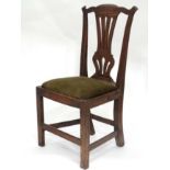 Oak chair CONDITION: Please Note - we do not make reference to the condition of
