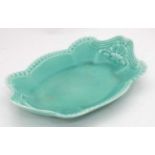 Spode 'royal jade' dish CONDITION: Please Note - we do not make reference to the