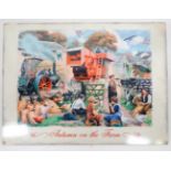 A 21stC Metal sign- " Autumn on the Farm" CONDITION: Please Note - we do not make