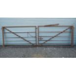 Pair of iron gates CONDITION: Please Note - we do not make reference to the