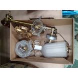 3 assorted wall lights CONDITION: Please Note - we do not make reference to the