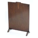 A 1940's Art Deco oak Firescreen CONDITION: Please Note - we do not make reference