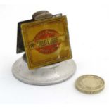 Advertising : A WD& HO Wills Gold Flake Honey Dew advertising bar top menu / matchbook holder.