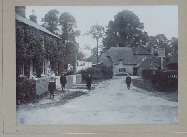 Local sepia and monochrome photographs x 3, The Green up towards the windmill, Quainton , - Image 4 of 4