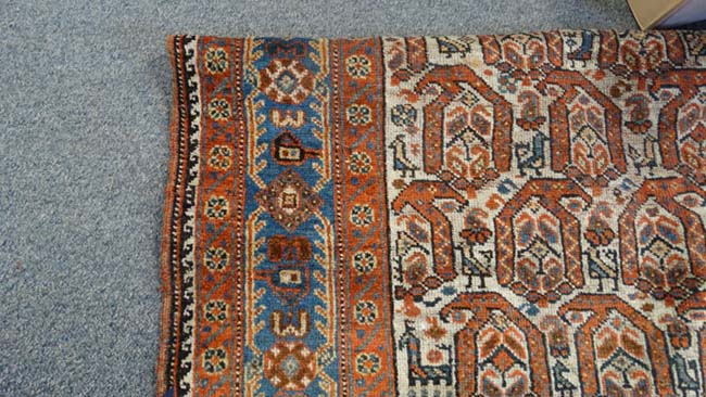 Carpet / Rug : A Persian carpet with central ground of 67 birds ( nearly all differing to one - Image 5 of 18