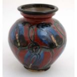 An early-mid 20thC Danico, Denmark art pottery vase , number 16A,