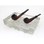 Smoking Pipes : A mid 20thC ' Dr Plumb Supreme ' bulldog pipe ,