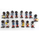 A collection of 15 Robertson's Jam '' Golliwog '' Golly band and Lollipop figures,