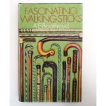 Book: A signed copy of '' Fascinating Walking Sticks '' by A.