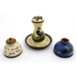 A collection of three items of Torquay pottery items,