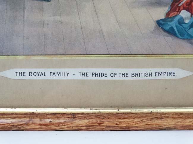 George V Chromolithograph, " The Royal Family - The Pride of the British Empire ", - Image 4 of 4