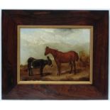 Attributed to James Ward ( XVII-XIX), Oil on canvas, Horse and Donkey,