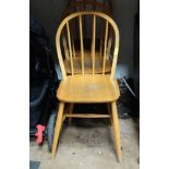 Beech kitchen chairs (3) CONDITION: Please Note - we do not make reference to the