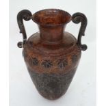 Metal amphora CONDITION: Please Note - we do not make reference to the condition of