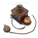 Old wall mounted phone bell CONDITION: Please Note - we do not make reference to