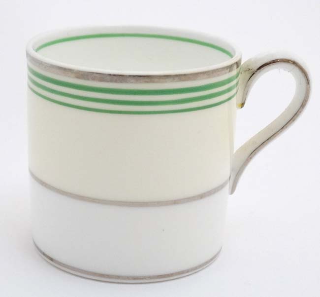 A set of 6 c1930s Wedgwood 6 coffee cups and saucers, number 5188, - Image 7 of 9