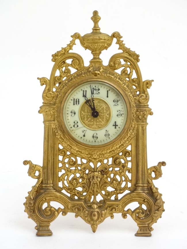 Strutt / Easel Clock : a key wind,