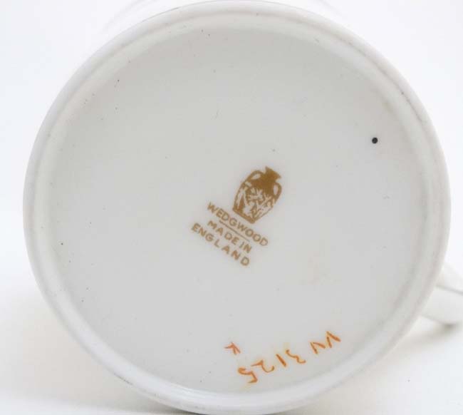A set of 6 c1930s Wedgwood 6 coffee cups and saucers, number 5188, - Image 8 of 9