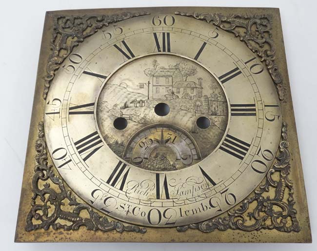 Brass Longcase Clock Dial : " Rich Sampson , St. - Image 3 of 7