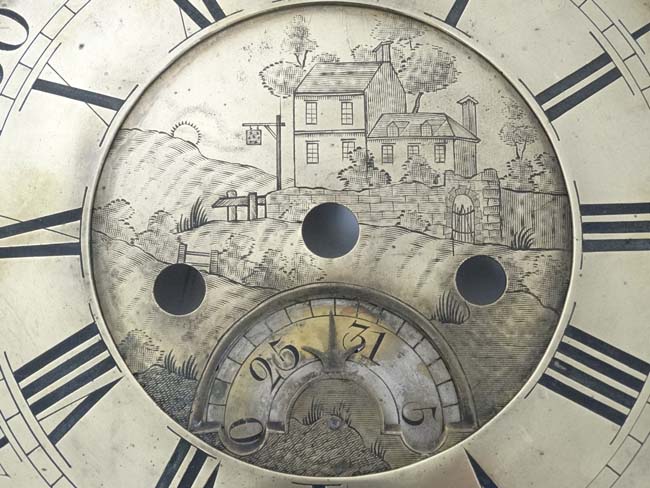 Brass Longcase Clock Dial : " Rich Sampson , St. - Image 4 of 7