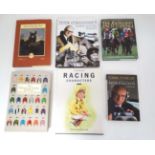 Horse Racing Books: A collection of 6 books on horse racing to include: A signed copy of '' Coming