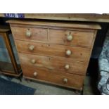 Pine chest of drawers CONDITION: Please Note - we do not make reference to the